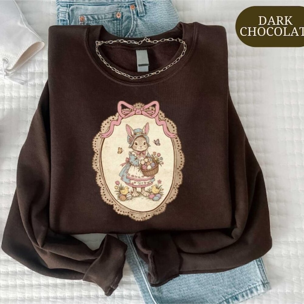 Easter Bunny Shirt, Grandma Core Graphic Tee, Happy Easter Day T-shirt,